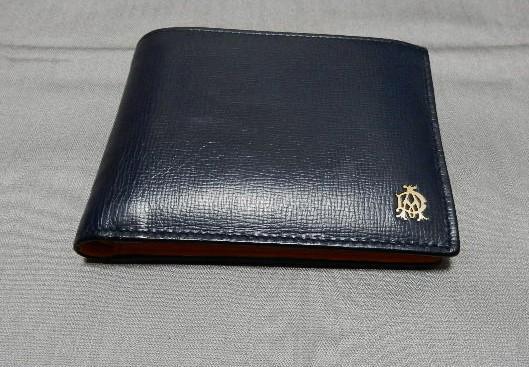 良美品　Dunhillベルグレイブ レザー二つ折り財布