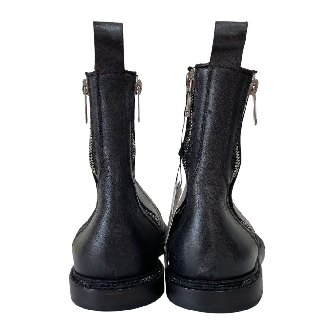 新品 Rick Owens 本革ブーツ 黒
