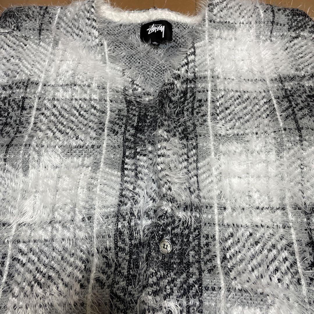 STUSSY HAIRY PLAID CARDIGAN 画像3