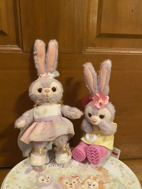 イズのぬい】 ステラルー スタードリームぬいぐるみバッジ&レイニー 2022年春の 【frog様専用】ステラルー パープルセット コスチューム クラフト/布製品