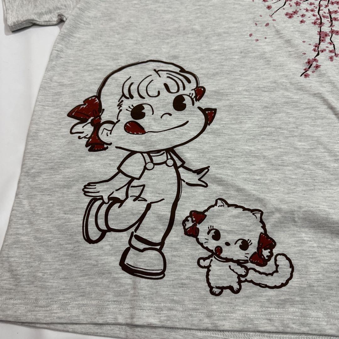 新品未使用　タグ付き　ペコちゃん　Tシャツ 和柄　さくら　LLサイズ 新品未使用 タグ付き ペコちゃん Tシャツ 和柄 さくら LLサイズ