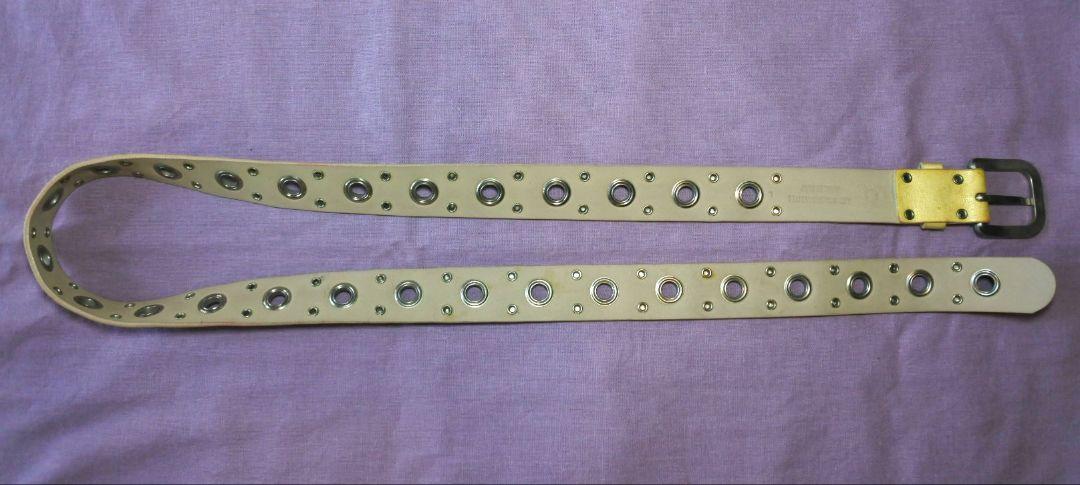 小物 ANN DEMEULENEESTER LEATHER STUDS BELT