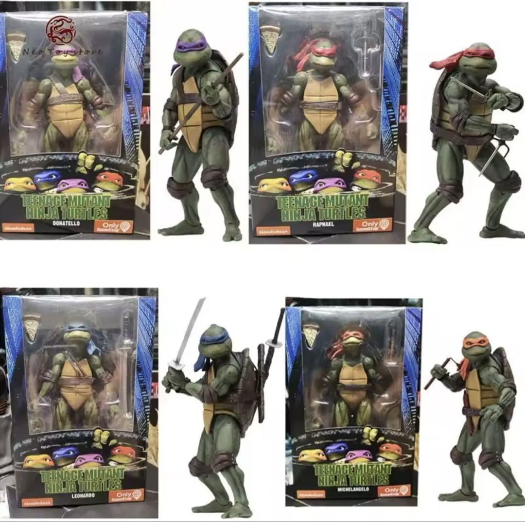 NECA 実写版 ミュータントニンジャタートルズ 1990ムービーver 4 NECA 実写版 ミュータントニンジャタートルズ 1990ムービーver 4