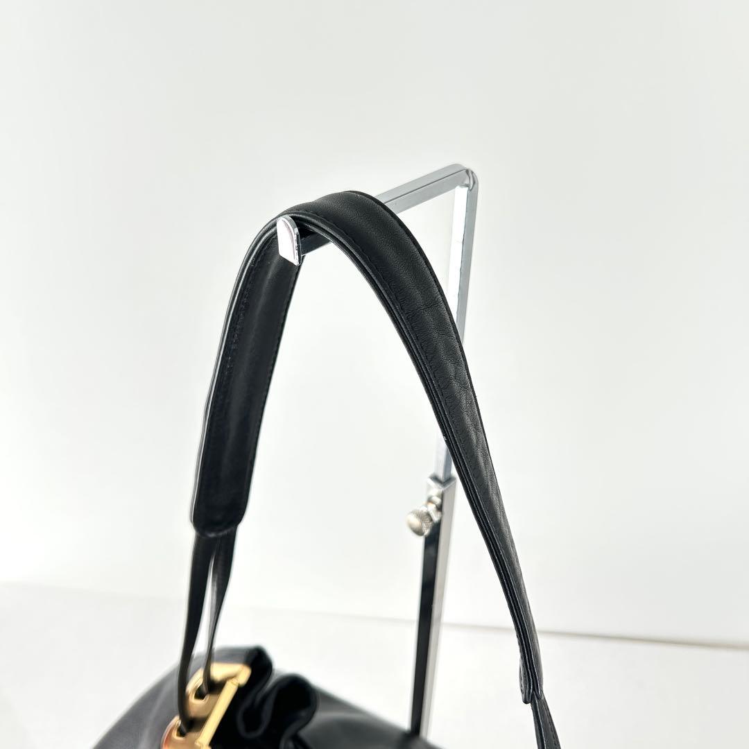 【希少✨️】BALLY ヴィンテージ バリー ハンドバッグ 巾着型バッグ ブラック 【希少✨️】BALLY ヴィンテージ バリー ハンドバッグ 巾着型バッグ ブラック