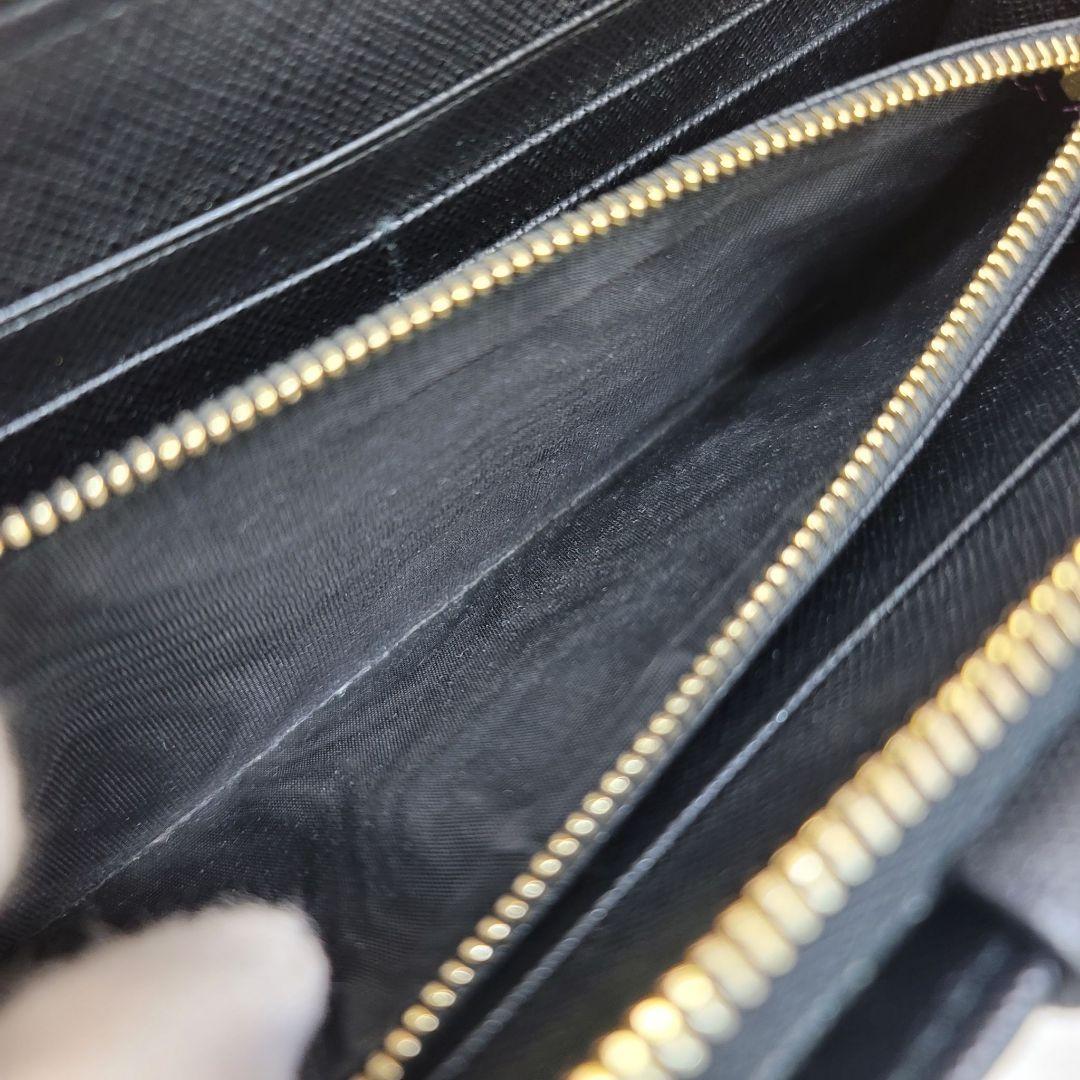 【最終】 正規品 PRADA サフィアーノ ブラック 1ML348ラウンド プラダ財布 【LW1092631400】(15400円)