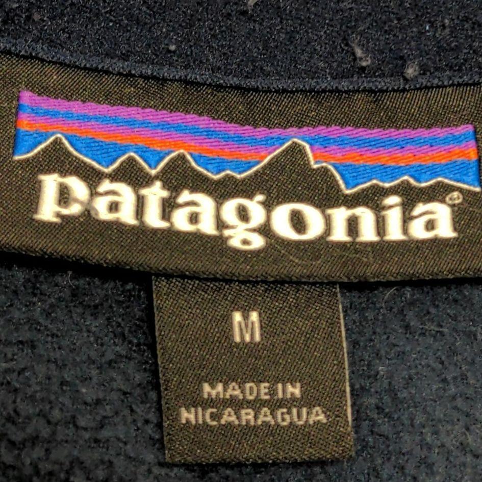 【ハーフジップ】パタゴニア　フリース　スウェット ジャケット　ネイビー  M