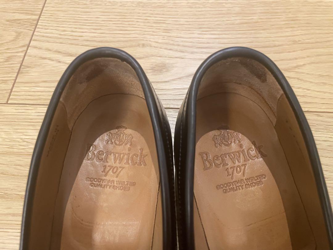 【超美品】Berwick ブラック ローファー 5260 23.5センチ