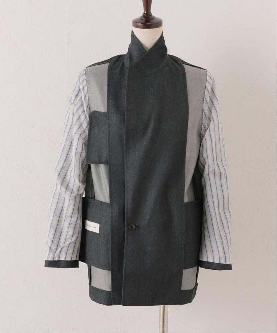 【新品未使用】COUTURE D`ADAM ウールデニムカーディガンジャケット 新品未使用】COUTURE D`ADAM ウールデニムカーディガンジャケット