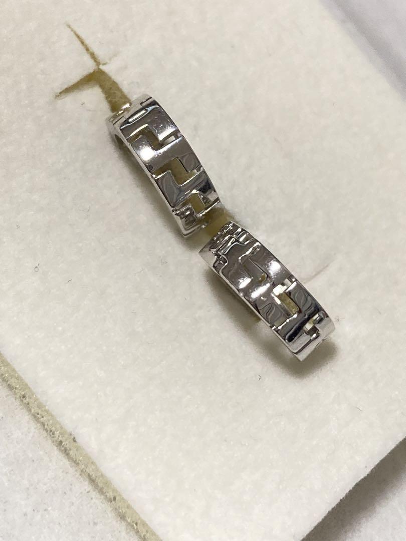 k14 ホワイトゴールド　ピアス