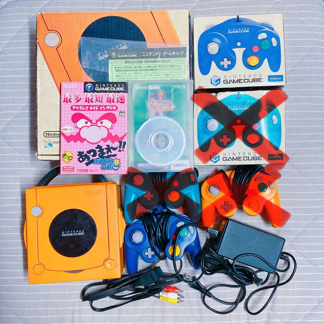 ゲームキューブ　本体　コントローラー　ソフト　セット　【やや難あり】