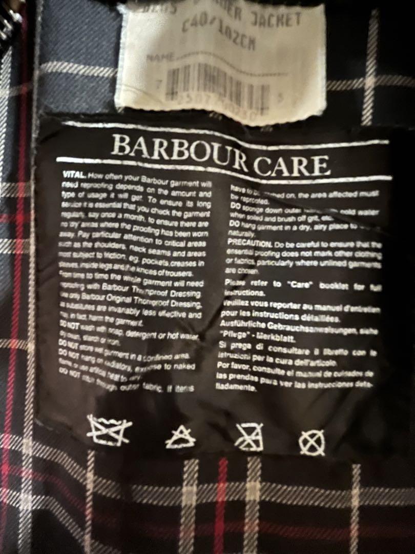 vintage barbour bedale navy バブアー ビデイル