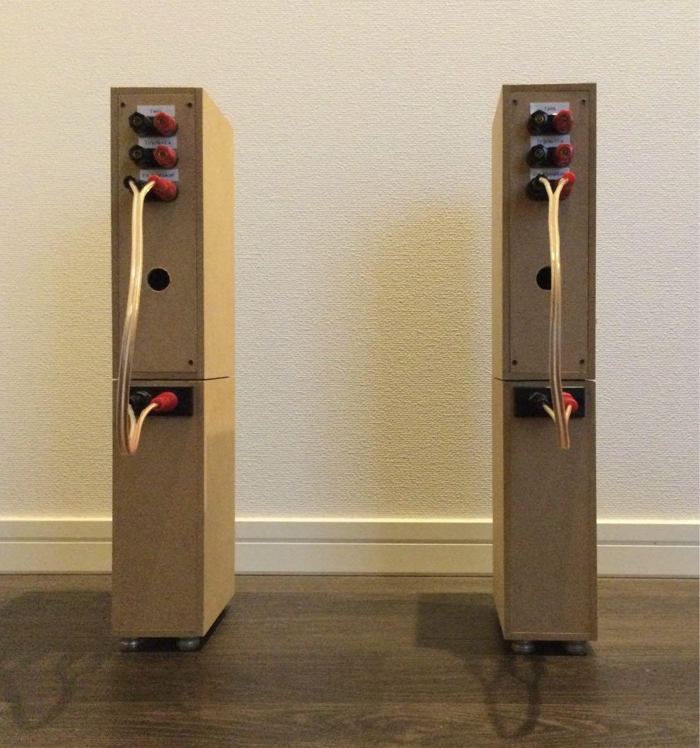 Stereo誌付録の5cmフルレンジスピーカーScanspeak×4 自作BOX Stereo誌付録の5cmフルレンジスピーカーScanspeak×4 自作BOX