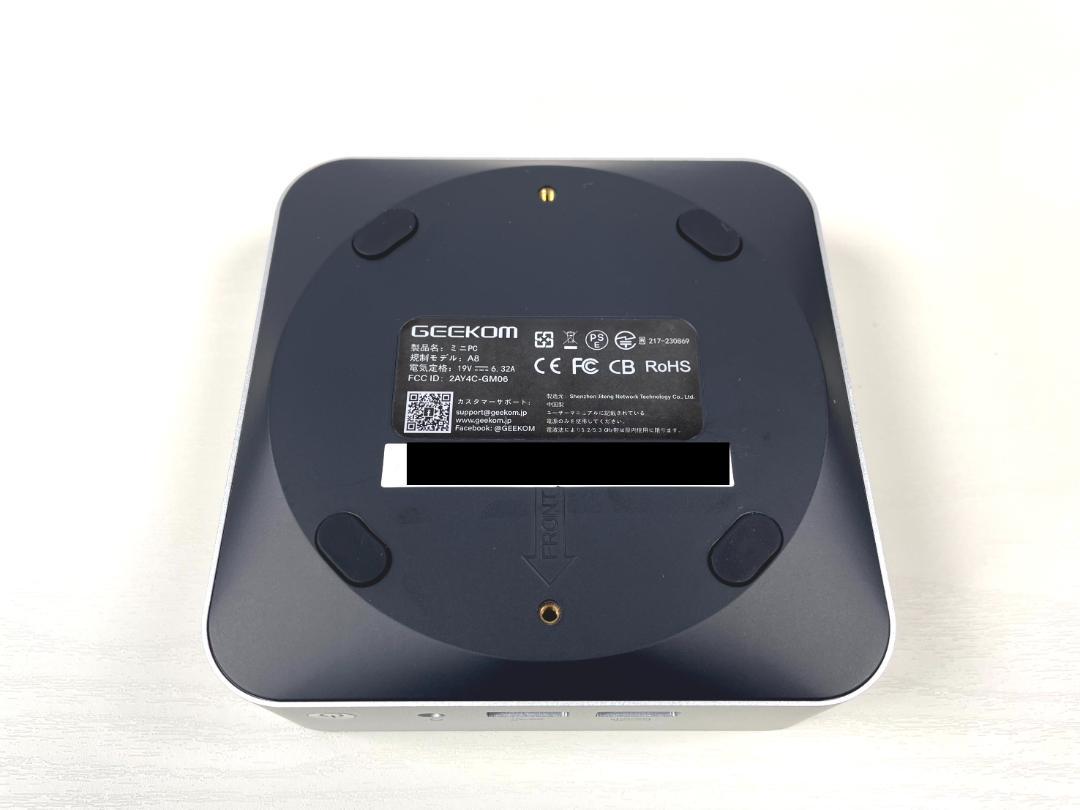 使用短め GEEKOM A8／ Ryzen 9 8945HS ミニPC