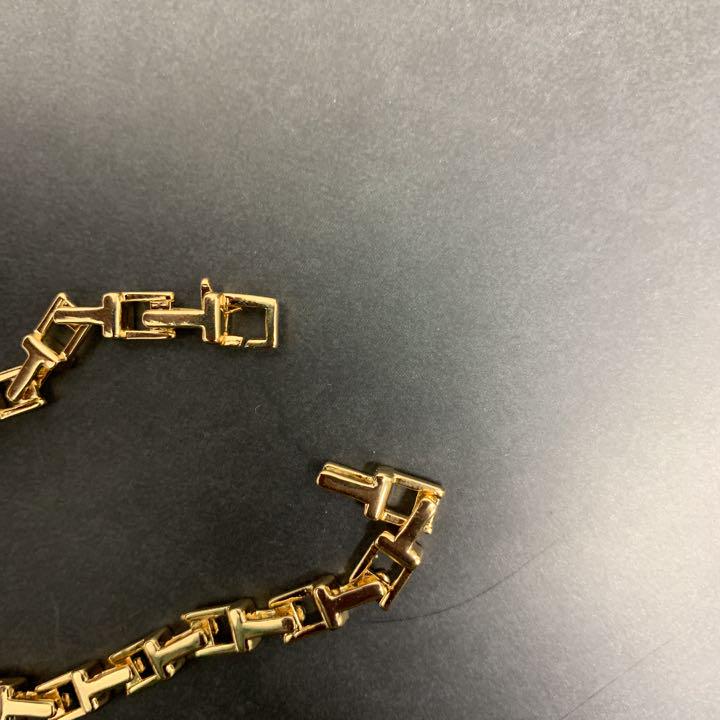 【良好品】 ブレスレット 大ぶりチェーン ゴールド GIVENCHY 刻印 超激レア 80s - ブレスレット