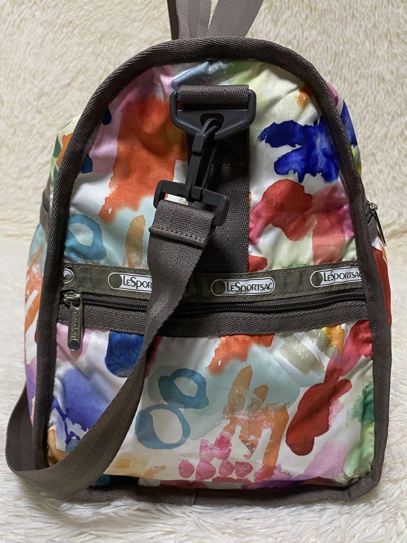 LESPORTSAC ボストンバック　アートフラワー　未使用　大容量　希少