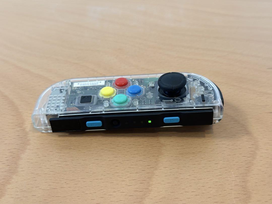 任天堂Switch 本体 (スケルトン仕様カスタム) - メルカリ