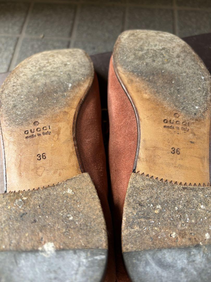 特価商品  テラコッタ GUCCI スエード メルカリ - 36 ローファー 靴