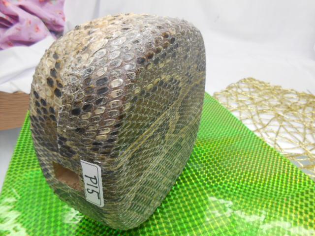 P15現品販売(送料無料)13.980円　沖縄三線専用蛇皮強化張チーガ 胴巻き付