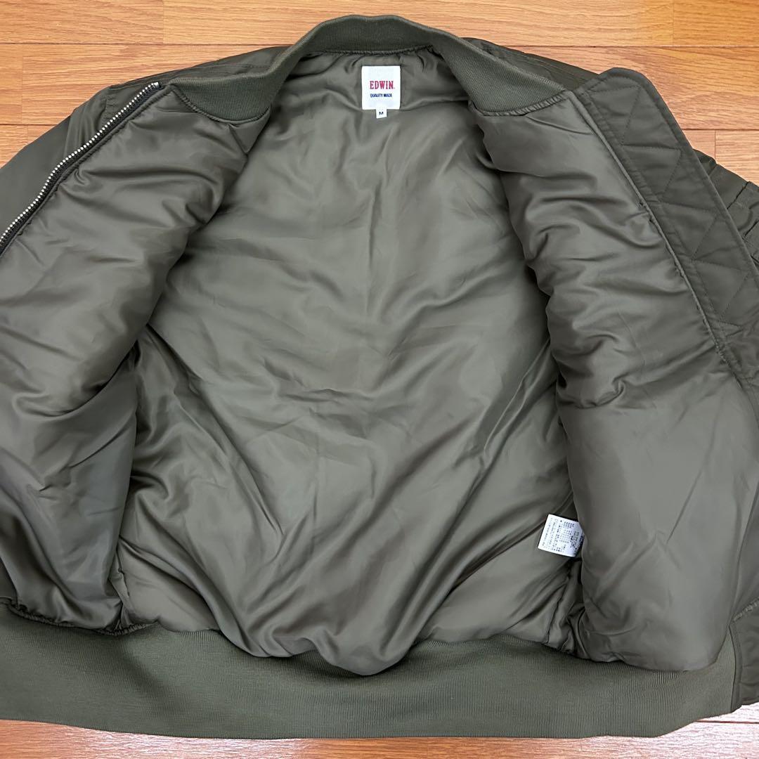 未使用タグ付　EDWIN エドウィン フライトジャケット MA-1 スカジャン