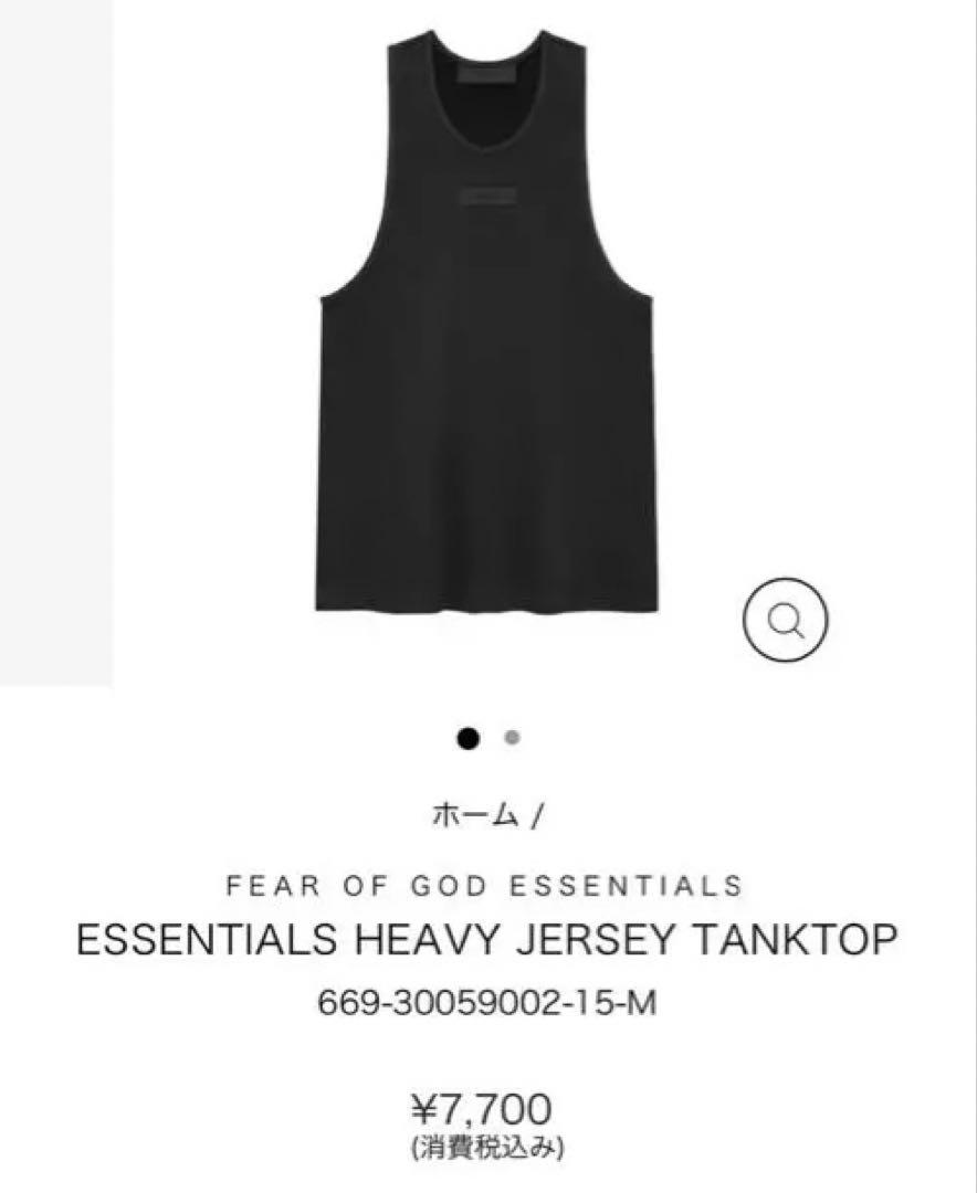Fear of god essentials タンクトップ FEAR OF GOD ESSENTIALS タンクトップ M ブラック - メルカリ