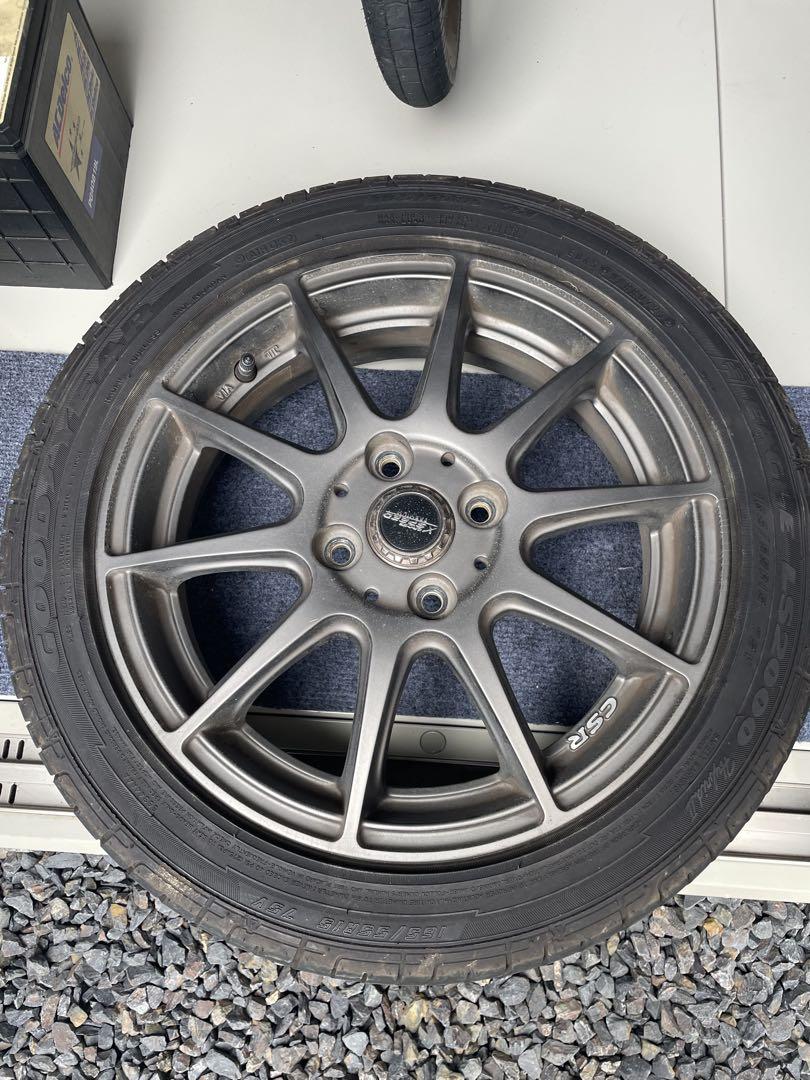 CSR ホイールタイヤセット　165/55R15