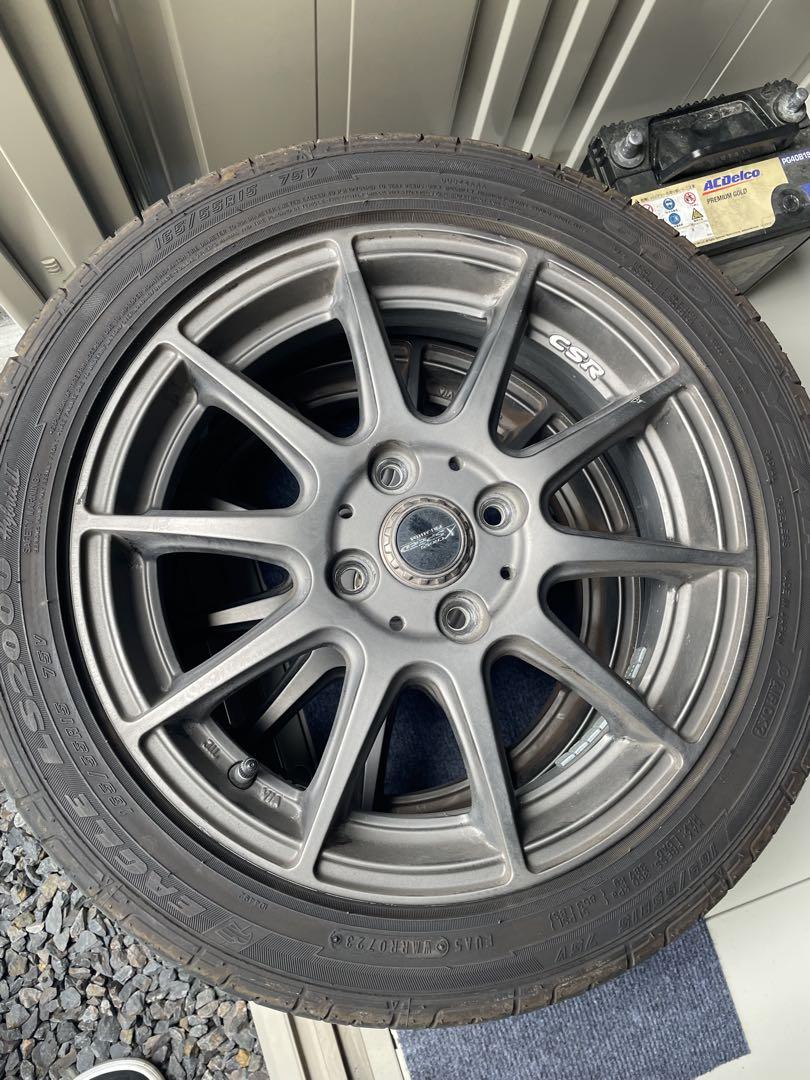 CSR ホイールタイヤセット　165/55R15