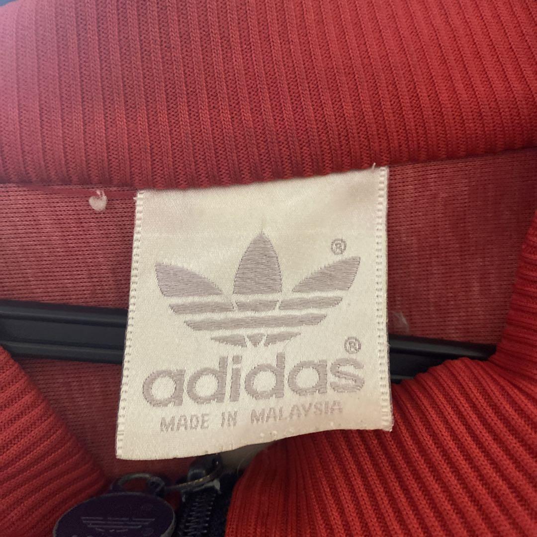 【即購入可】80s adidas 銀タグ トラックジャケット トレフォイルロゴ