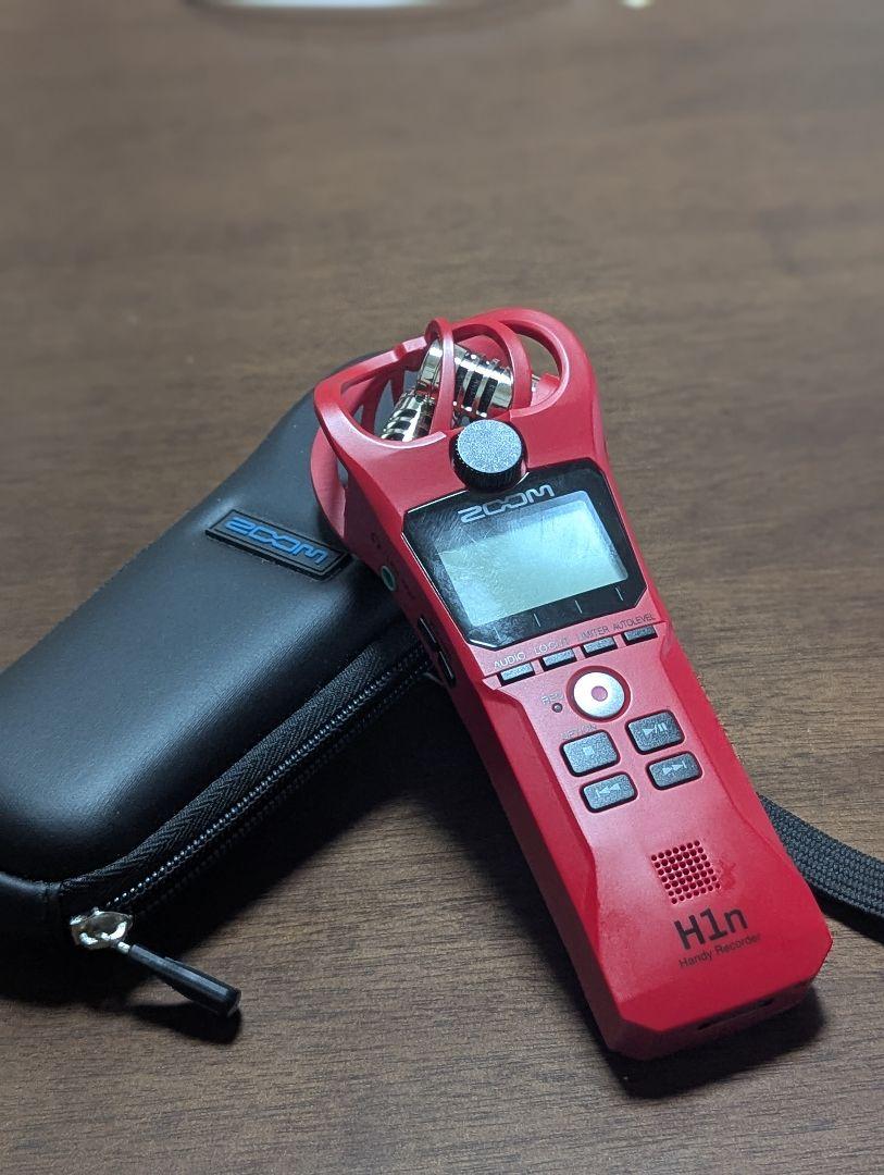 ZOOM H1n ハンディレコーダー レッド
