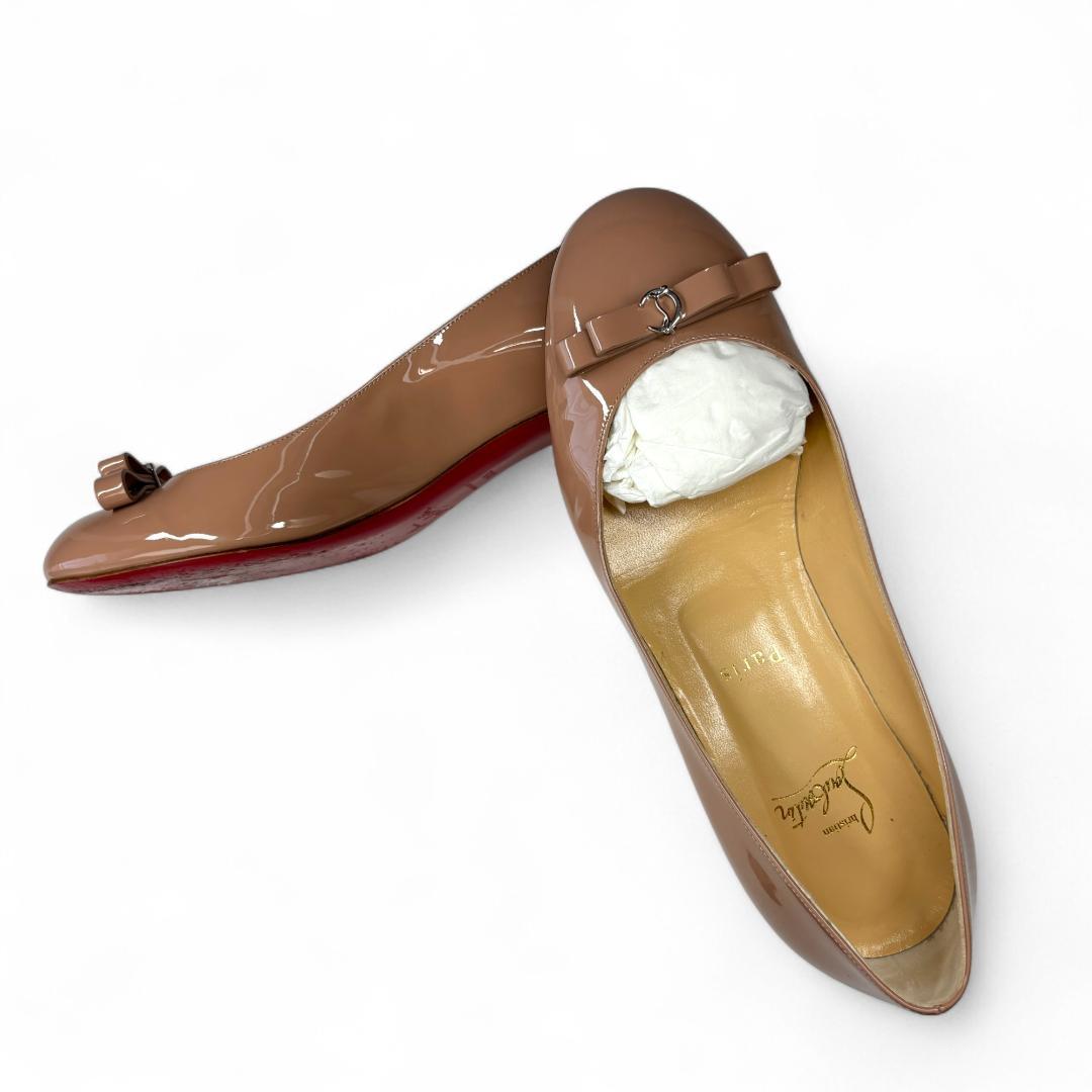 完売品 クリスチャンルブタン Trenodo パンプス 38.5 k1529