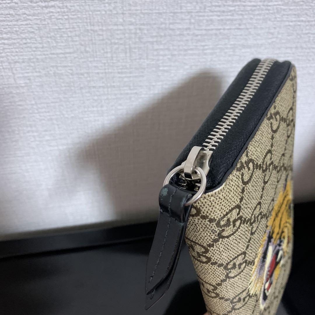 【おむやさま専用】GUCCI グッチ GGスプリーム タイガー 虎 長財布