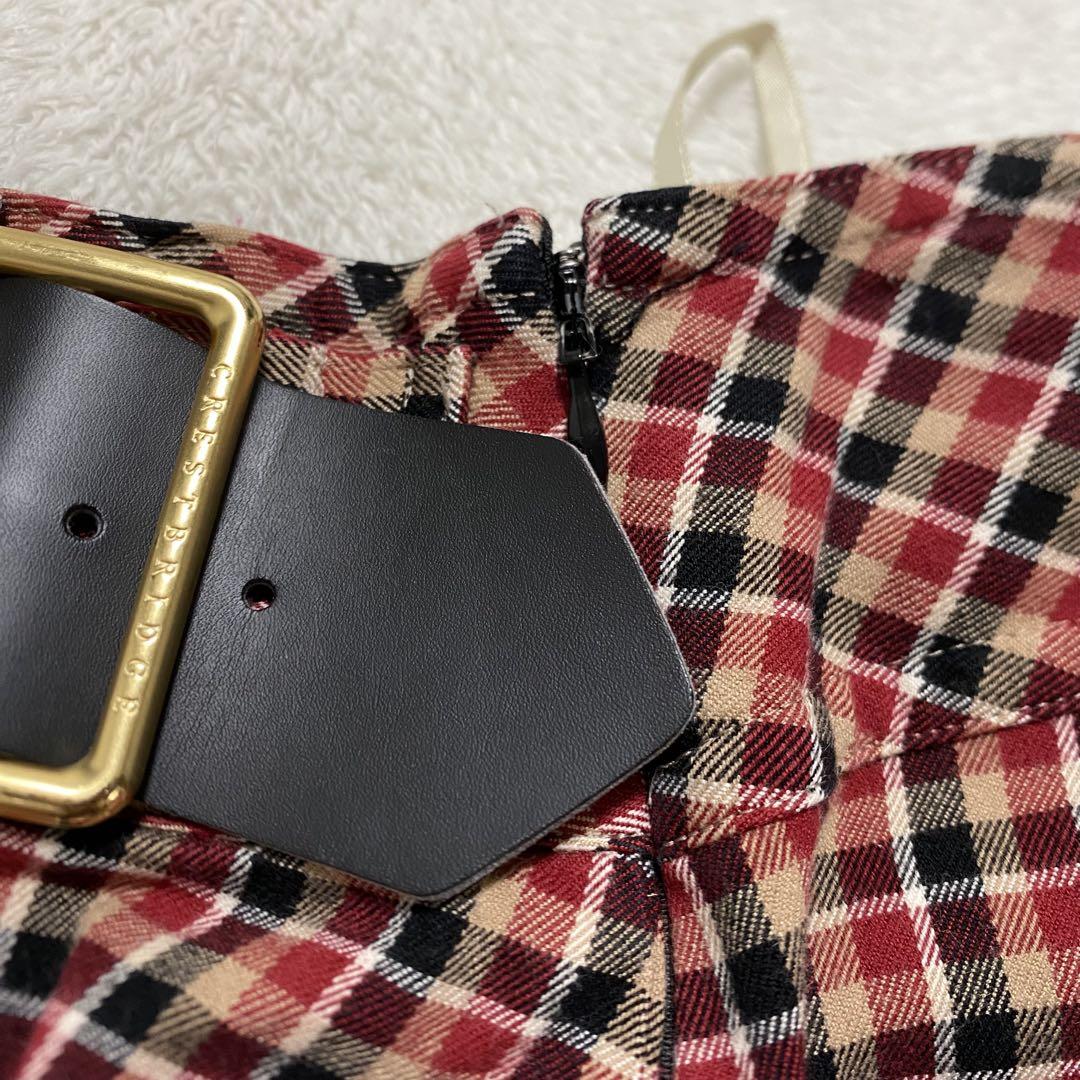 美品　BLUE LABEL CRESTBRIDGE キュロットパンツ　チェック