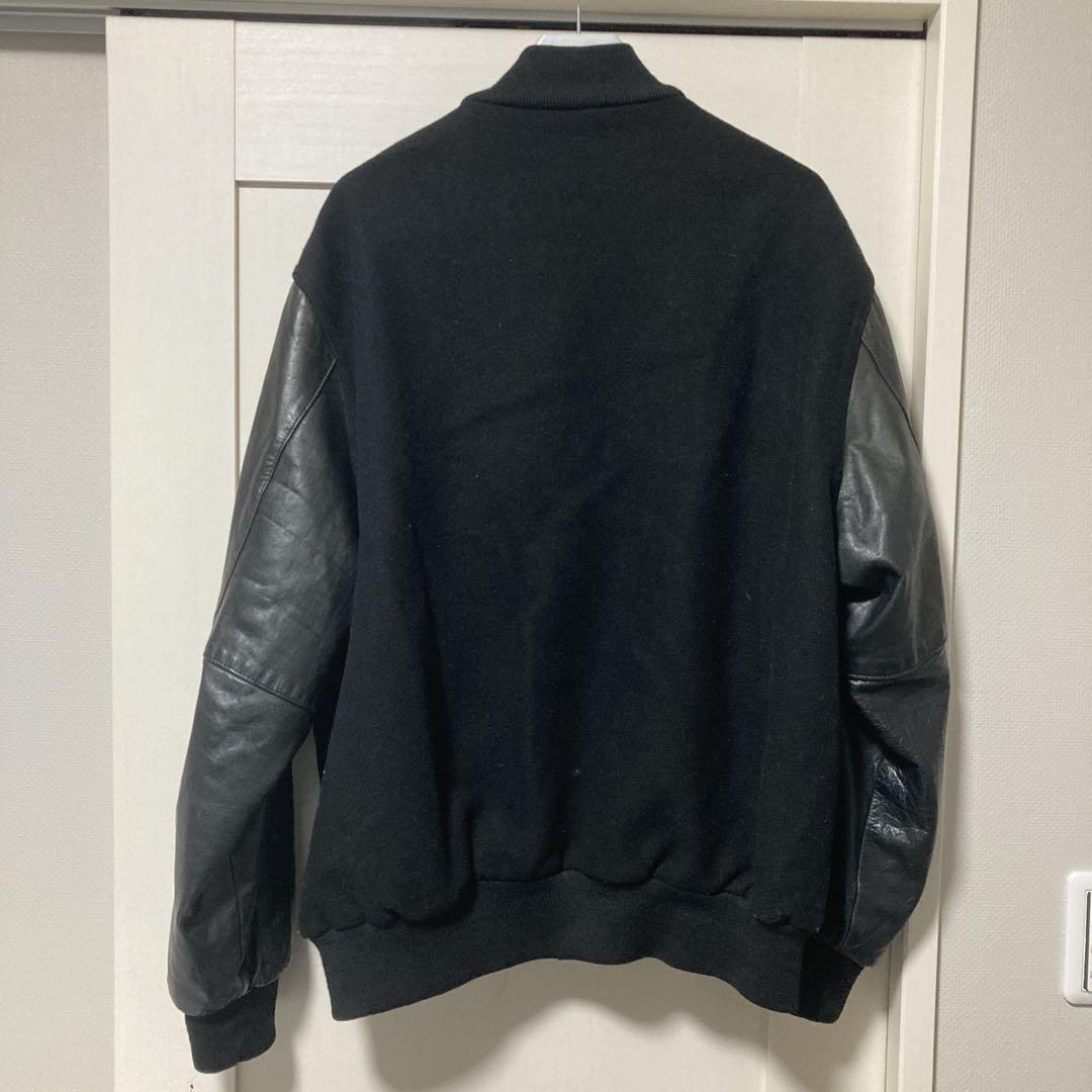holloway made in usa レザースタジャン HOLLOWAY レザー/メルトン スタジャン 34色展開 ［VARSITY