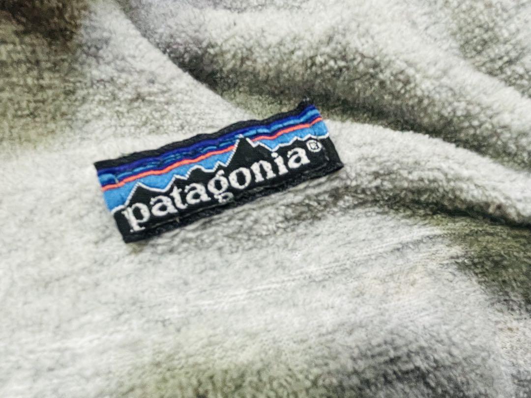 patagonia フリース グレー/ブラック