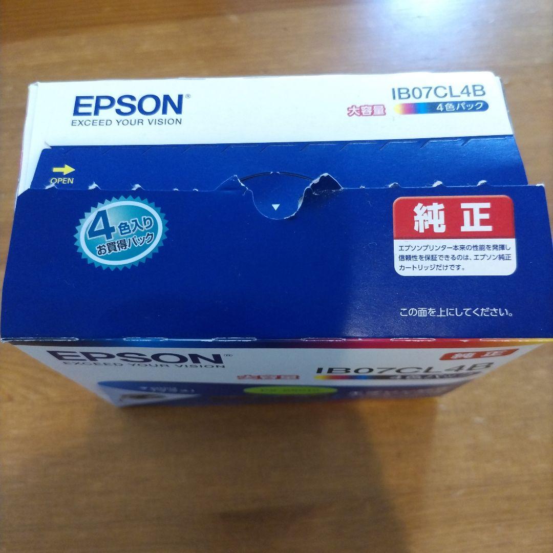 ★Bob★EPSON/エプソン/純正/IB07CL4B/4色パック