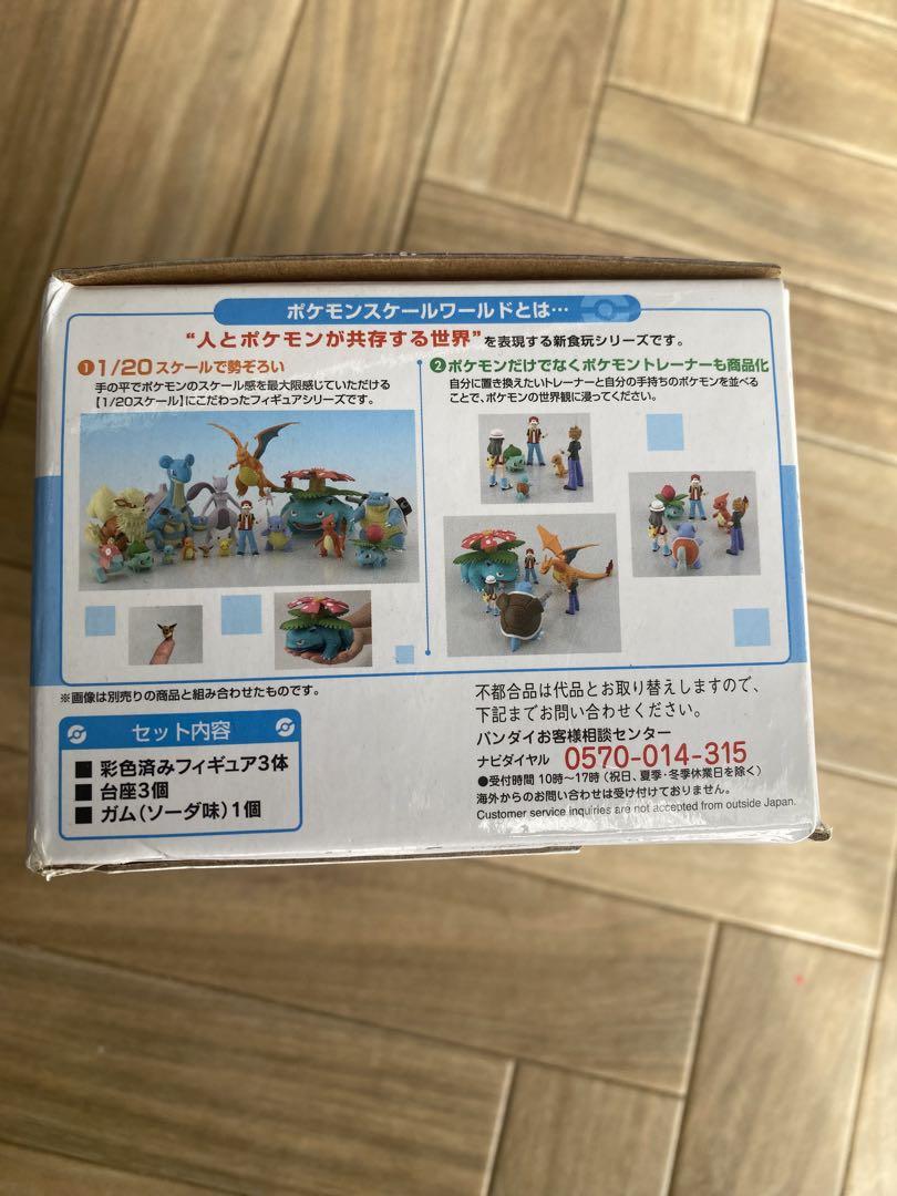 ポケモンスケールワールド　カントー地方　リーフ&ピクシー&ゲンガー