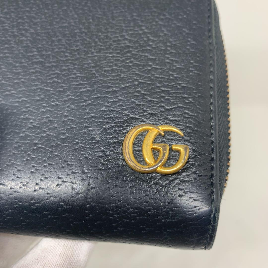 GUCCI ジップアラウンドウォレット 長財布 MkbEV-m50105980856 GGマーモント プチマーモント HOT即納