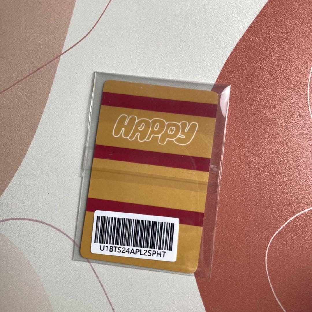 防弾少年団(BTS) - BTS ジン JIN Happy weverse 会場限定 トレカ ① BTS HAPPY weverse ジン JIN ショーケース 限定 トレカ2枚