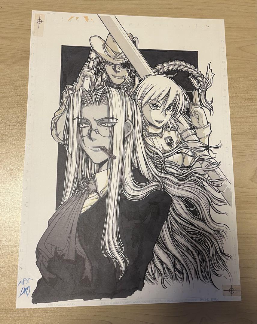 【即購入可】ヘルシング HELLSING 平野耕太 複製原画 セラス