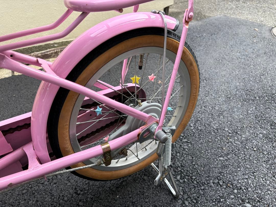 a.n.d 子供用自転車 ピンク　16インチ（近畿圏手渡し）