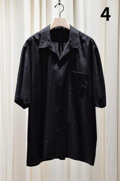COMOLI 25SS KHADIコットン 半袖オープンカラーシャツ 4