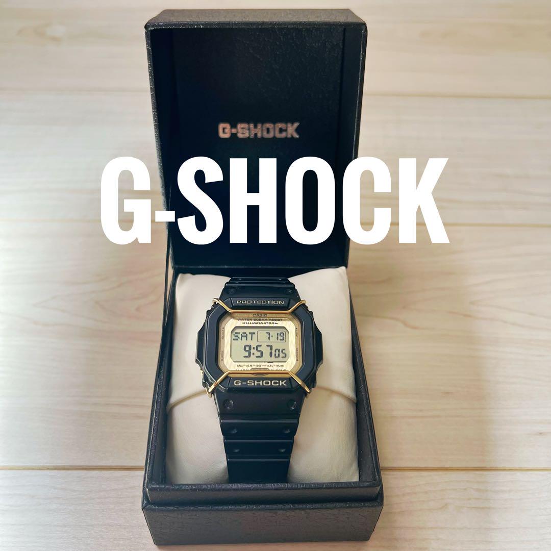 SOMA デジタル腕時計 ブラック/ゴールド G-SHOCK/CASIO デジタル腕時計 ブラック×ゴールド - メルカリ