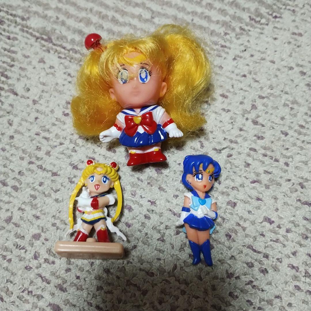 セーラームーン フィギュア 3体 セーラームーン ミニフィギュア 3体セット - メルカリ
