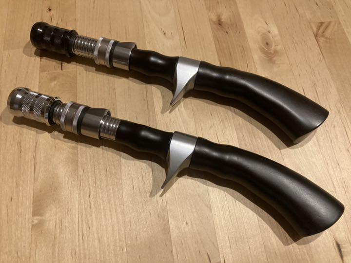 オフセット専用黒檀ガングリップ単体 - 渓流用トラウトロッド