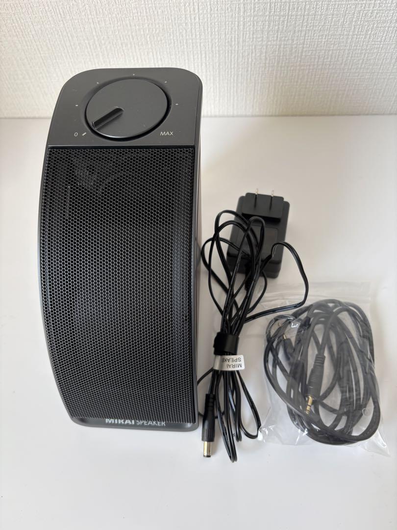 MIRAI SPEAKER Mini 本体と付属品 Amazon.co.jp: 【公式】ミライスピーカー ミニ テレビの音量上げ