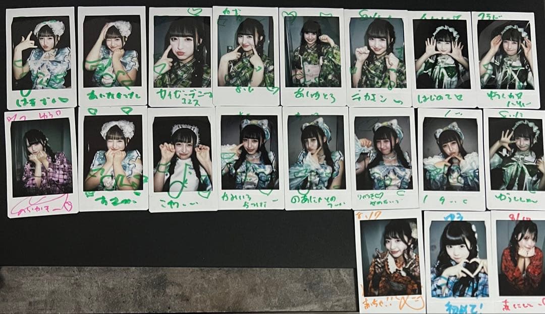 iLiFE! 若葉のあ チェキ 心花りり 小熊まむ 虹羽みに 那蘭のどか目立った傷や汚れなし