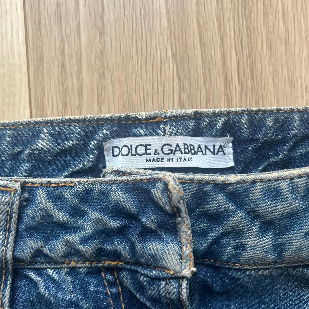 DOLCE&GABBANA ドルチェアンドガッパーナ デニムタイトスカート M