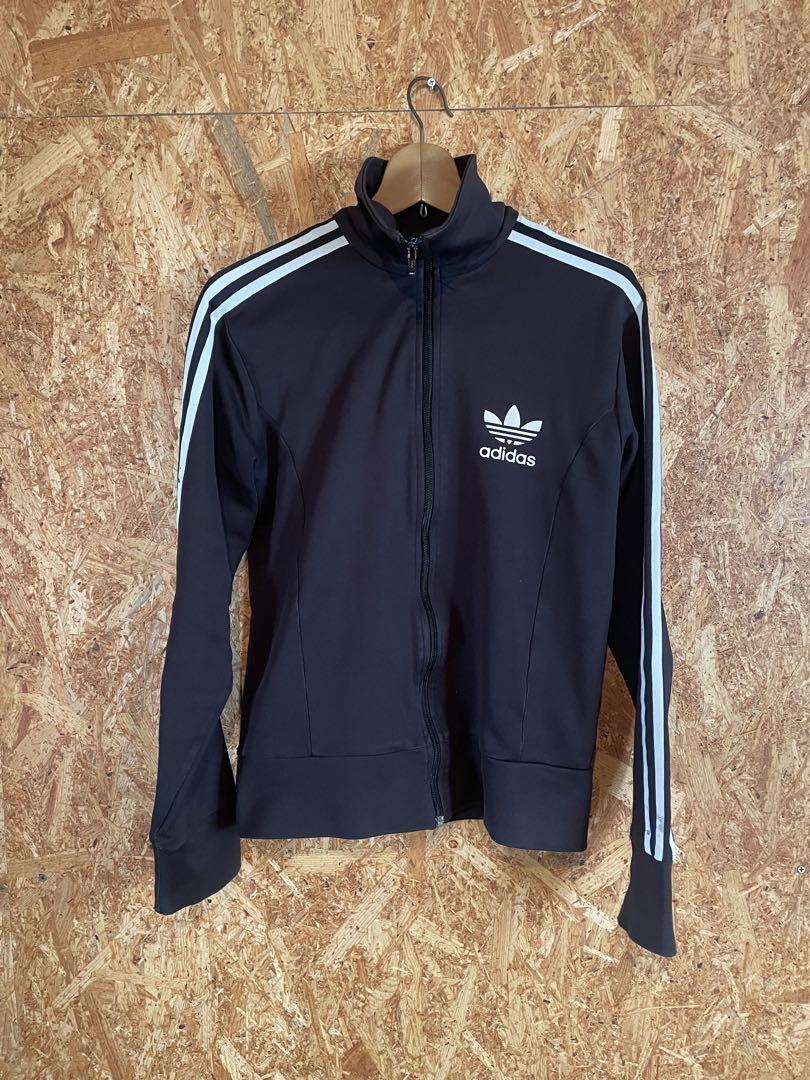adidas ヨーロッパ　トラックジャケット　黒タグ　ジャージトップス