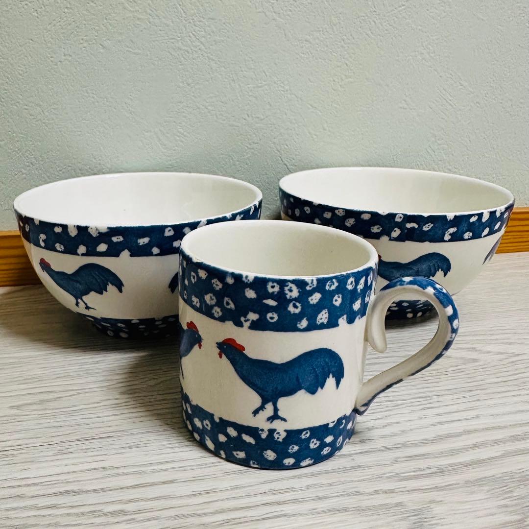 バーレイ CHANTICLEER カップ　ボウル　希少