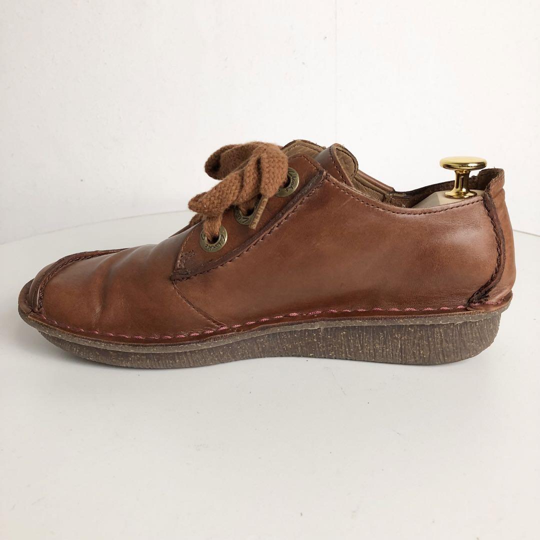 専用♪美品✨Clarks ファニードリーム レースアップ レザー 24cm