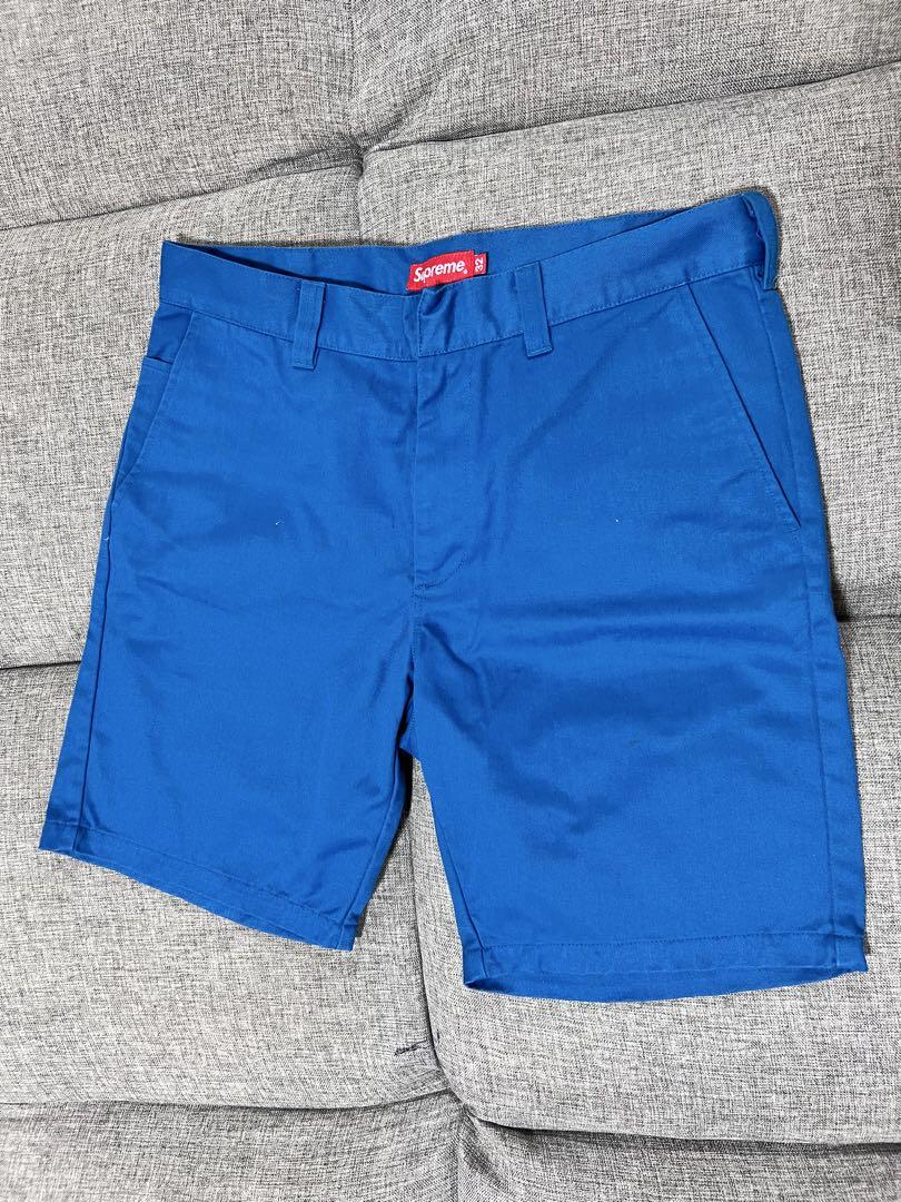 Supreme ショートパンツ 32 青